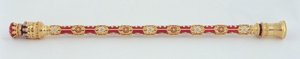 Bâton de maréchal présenté au quinzième duc de Norfolk lors de son premier mariage par le College of Arms, 1877 - Robert, II Garrard